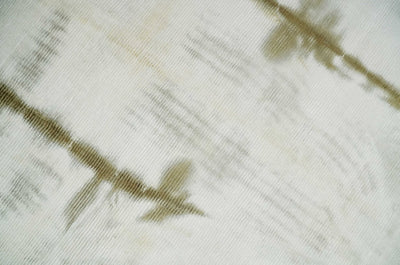 Olive and ivory 6x9 Modern Abstract Hand Woven Art Silk Rug | KNT1 - The Rug Decor