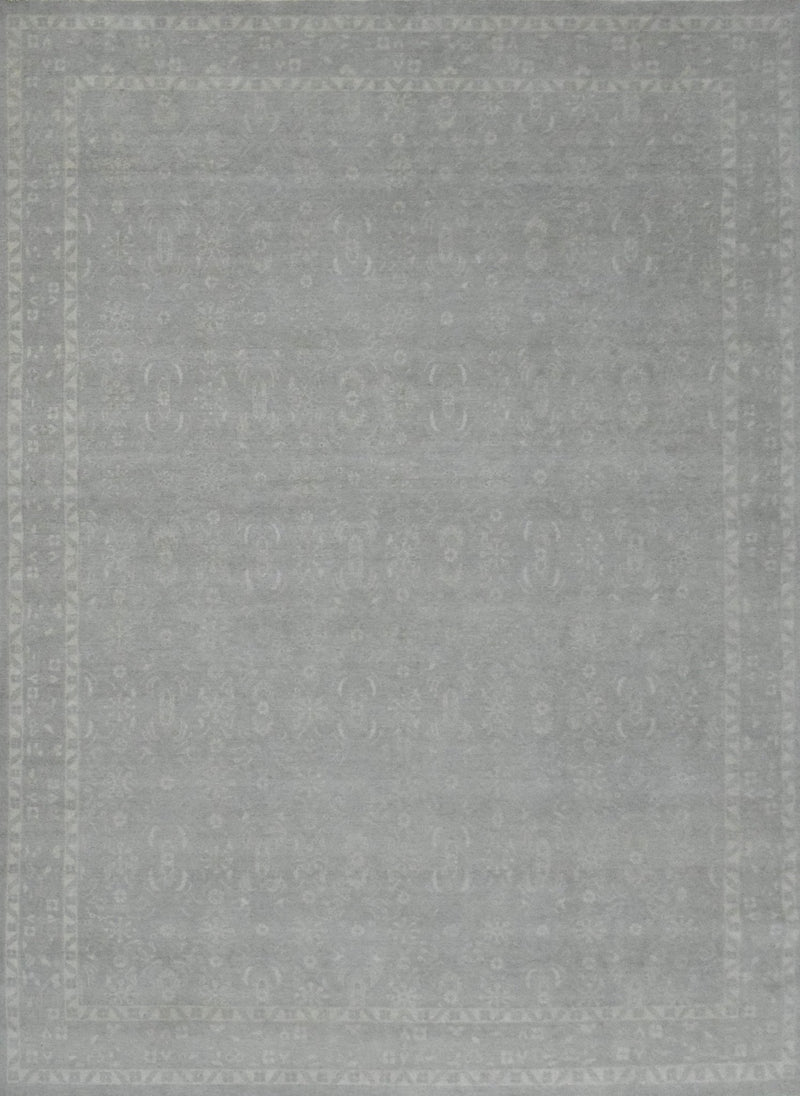 Ornamental Design Luxury Hand knotted Wool 8x10 Area Rug | AIN2 - The Rug Decor