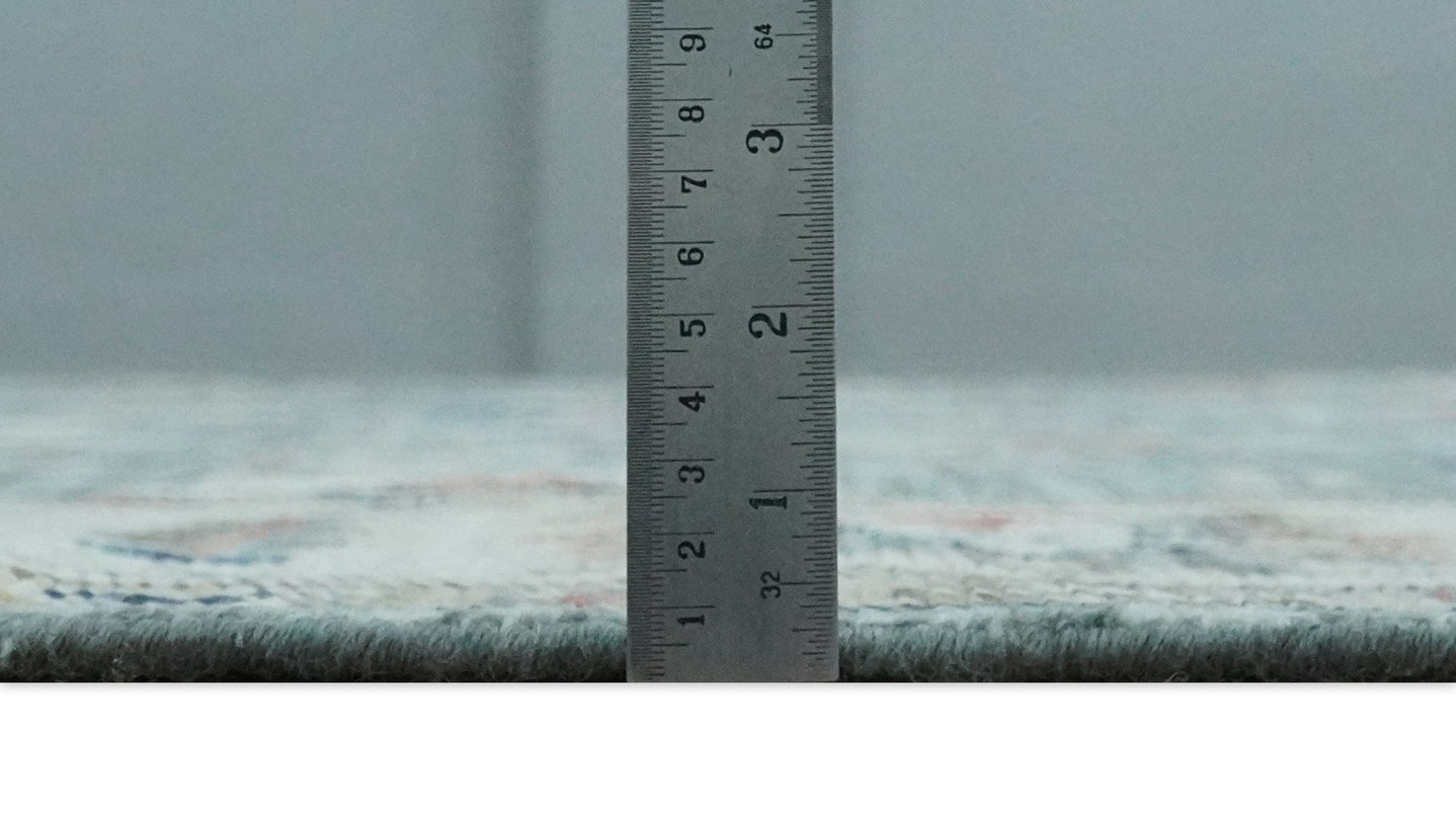 Oushak Gray Silver, Ivory and Beige 3x5, 4x6, 5x8, 6x9, 8x10 and 9x12 Hand Knotted Traditional Antique Persian Wool Area Rug | TRD2803 - The Rug Decor