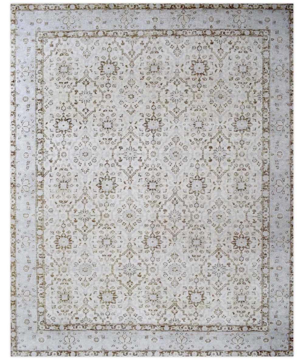 Persian Luxury Hand knotted Wool 8x10 Area Rug | TRD1979810 - The Rug Decor