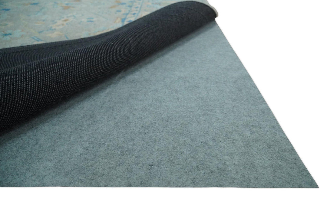 Premium Felted Cushion Anti Slip Rug Pad Custom Dimensions Wooden and Tile Floors - The Rug Decor