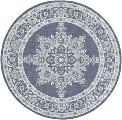 Premium style Blue, Teal and green Traditional Medallion Outdoor Safe Area Rug - The Rug Decor