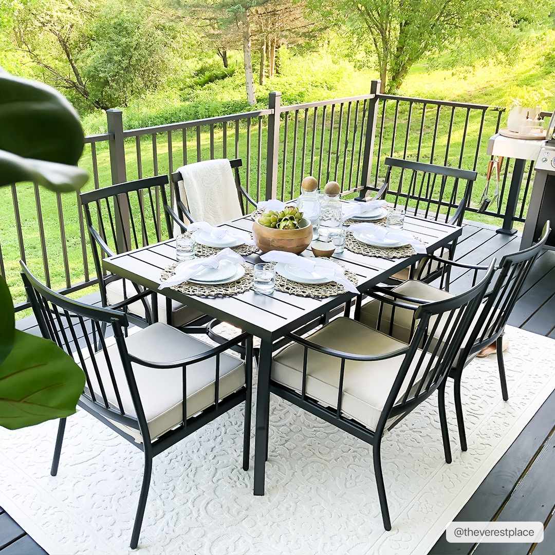 Premium style contemporary self Texture Ivory Outdoor Safe Area Rug - The Rug Decor