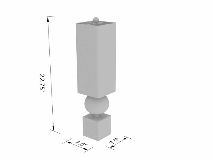 Premium White, Gold and Black Modern Table Lamp Perfect for Home Decor - The Rug Decor
