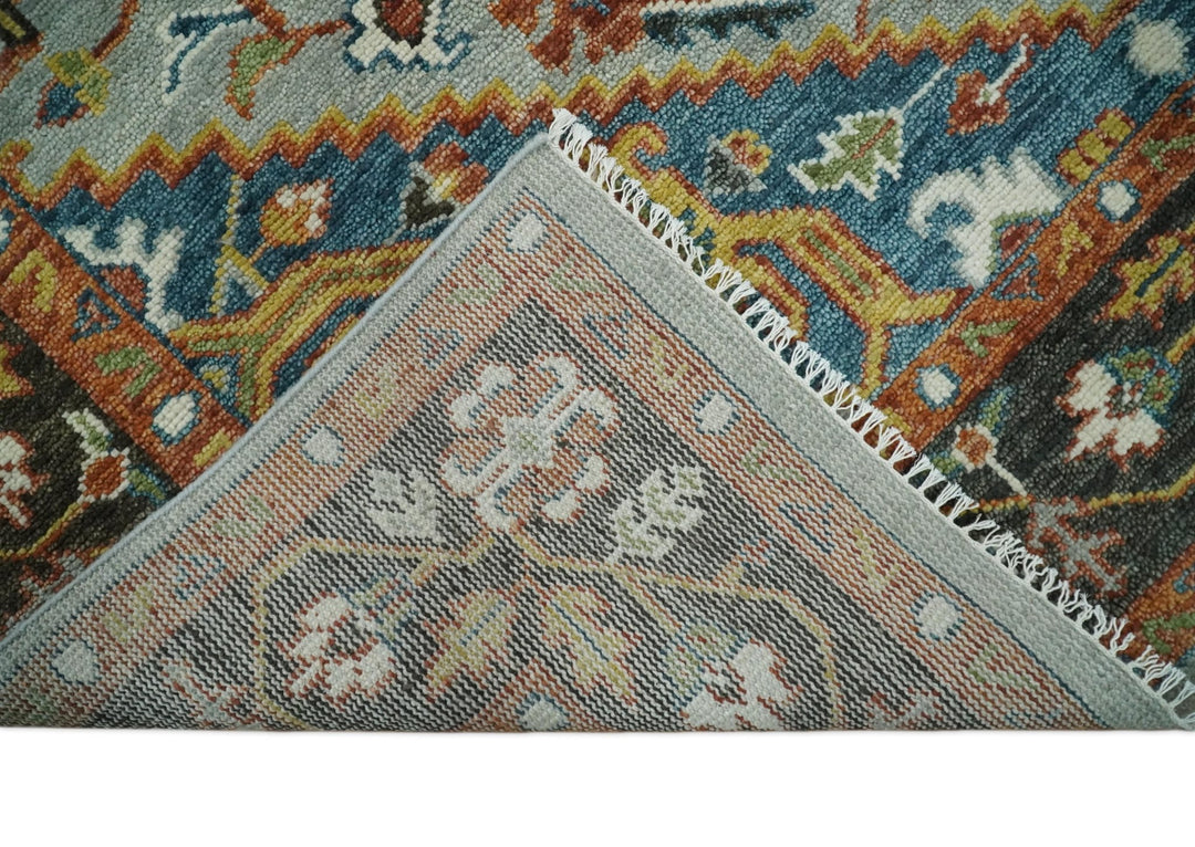 Ready to Ship 8x10, 9x12, 10x14 Traditional Antique Style Medallion Hand Knotted Area Rug - The Rug Decor