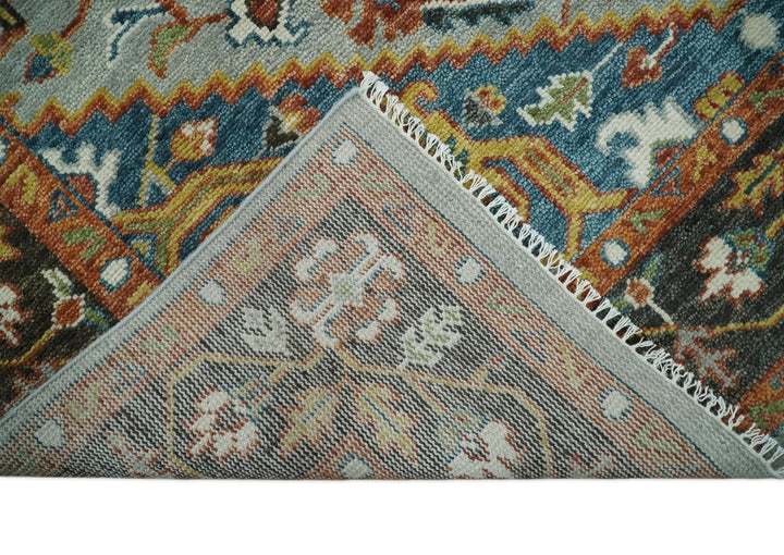 Ready to Ship 8x10, 9x12, 10x14 Traditional Antique Style Medallion Hand Knotted Area Rug - The Rug Decor