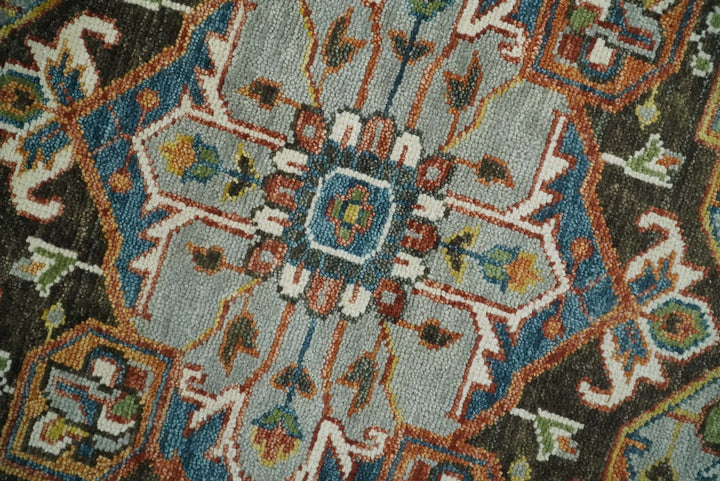 Ready to Ship 8x10, 9x12, 10x14 Traditional Antique Style Medallion Hand Knotted Area Rug - The Rug Decor