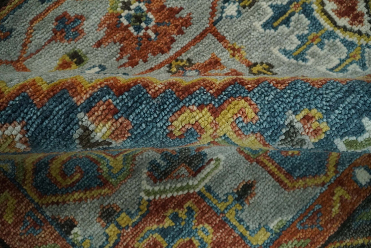 Ready to Ship 8x10, 9x12, 10x14 Traditional Antique Style Medallion Hand Knotted Area Rug - The Rug Decor