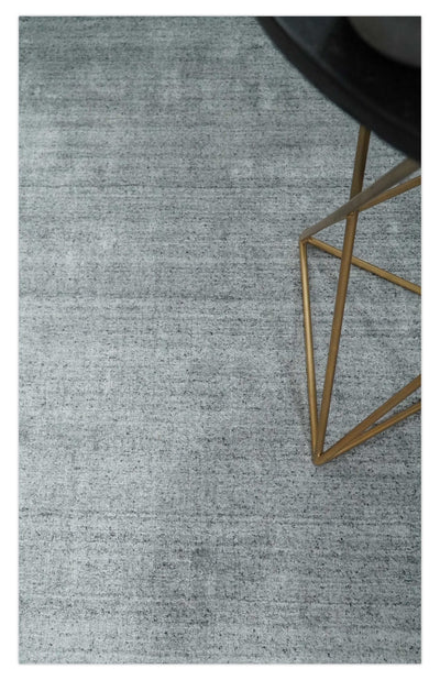 Shaded Silver Scandinavian 5x7 Blended Wool Flatwoven Area Rug, Dinning, Kids Rug | HL29 - The Rug Decor