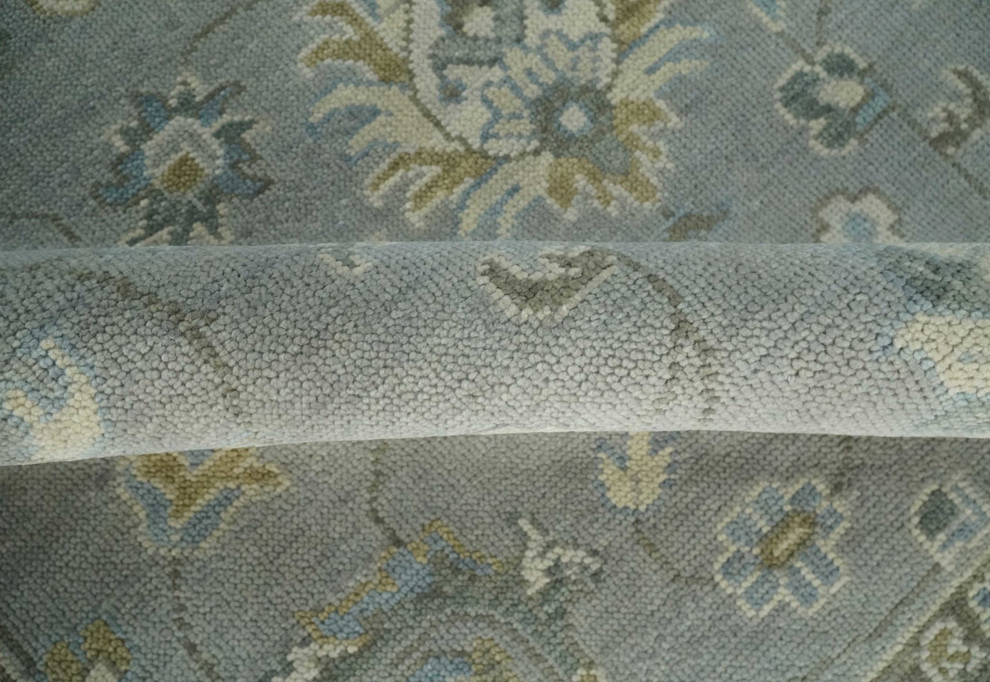 Silver and Brown 6x9, 8x10, 9x12, 10x14 and 12x15 Antique Traditional Persian Oushak Wool Rug | NT2 - The Rug Decor