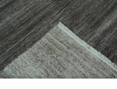 Silver and Charcoal Modern Abstract 5x8 Dari Pet yarn Area Rug - The Rug Decor