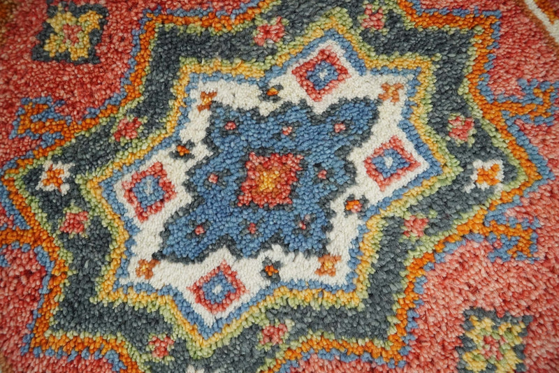 Small 2x3 Red Rust Wool Hand Knotted traditional Persian Persian Vintage Antique Southwestern Kazak | TRDCP18023 - The Rug Decor