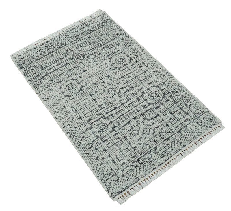 Foyer Size Moroccan Abstract Rug 2x3 in 2023