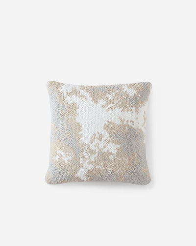 Soft and Cozy Modern Abstract Ocean and Desert Pixel Throw Pillow - The Rug Decor