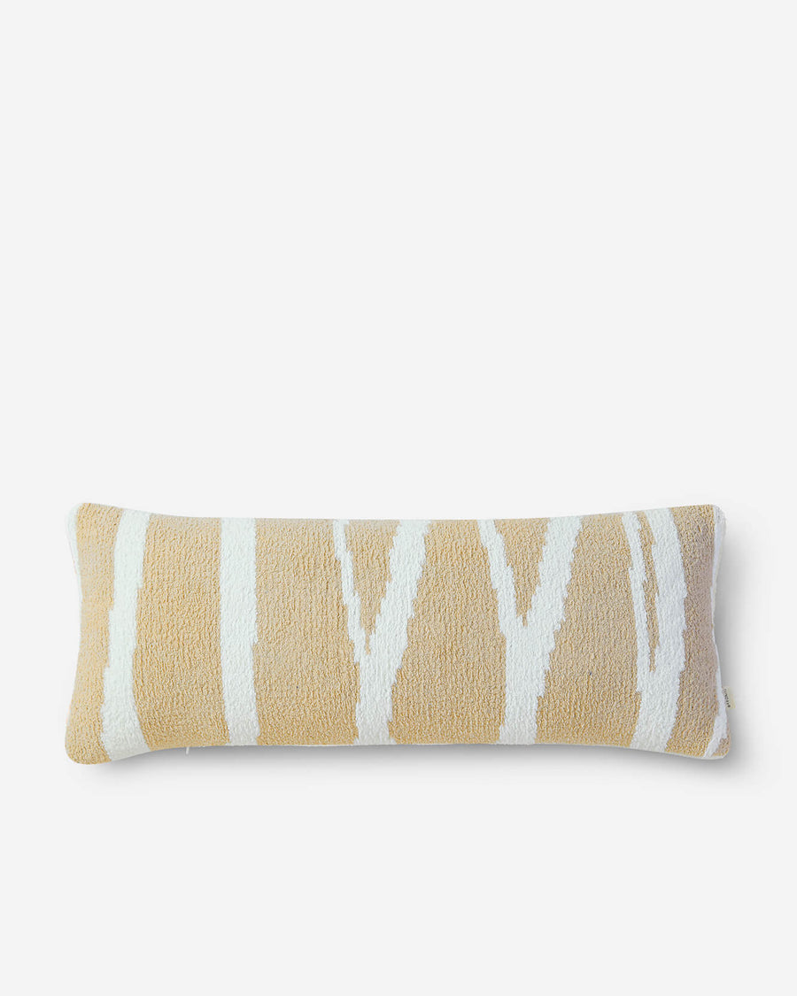 Soft and Cozy Stripes Pattern Woodland Lumbar Pillow - The Rug Decor