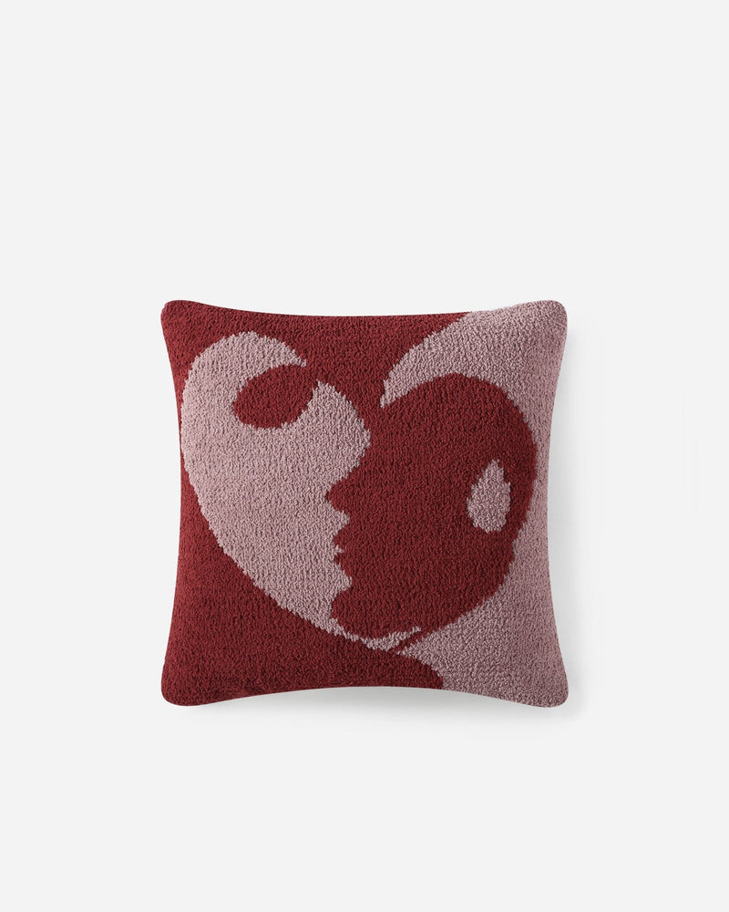 Soft, Warm, and Stylish Cozy Face Print Throw Pillow - The Rug Decor