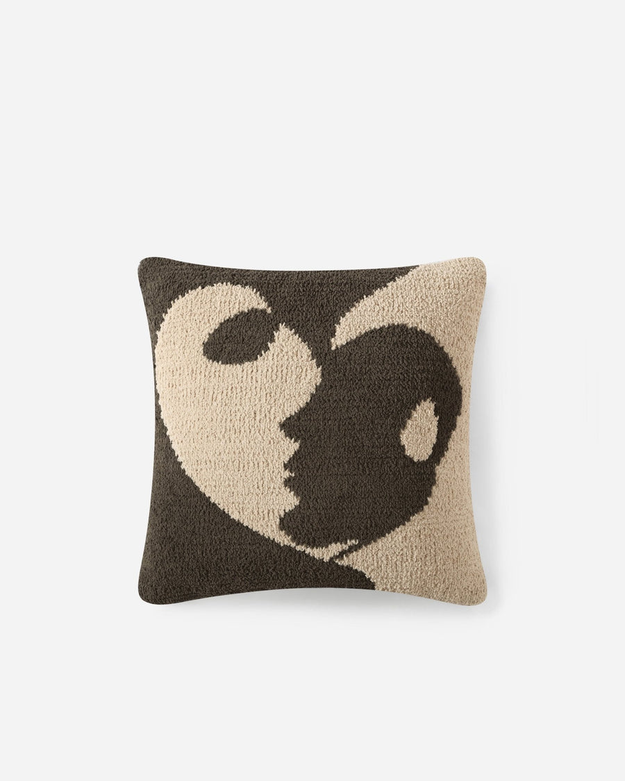 Soft, Warm, and Stylish Cozy Face Print Throw Pillow - The Rug Decor