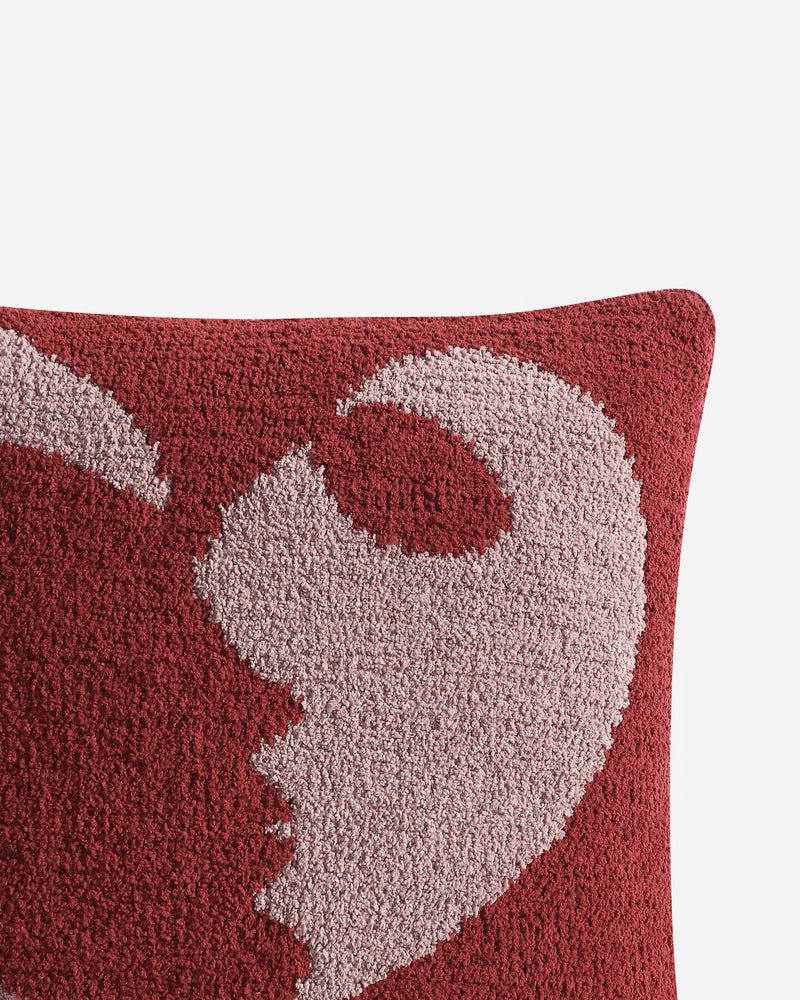 Soft, Warm, and Stylish Cozy Face Print Throw Pillow - The Rug Decor