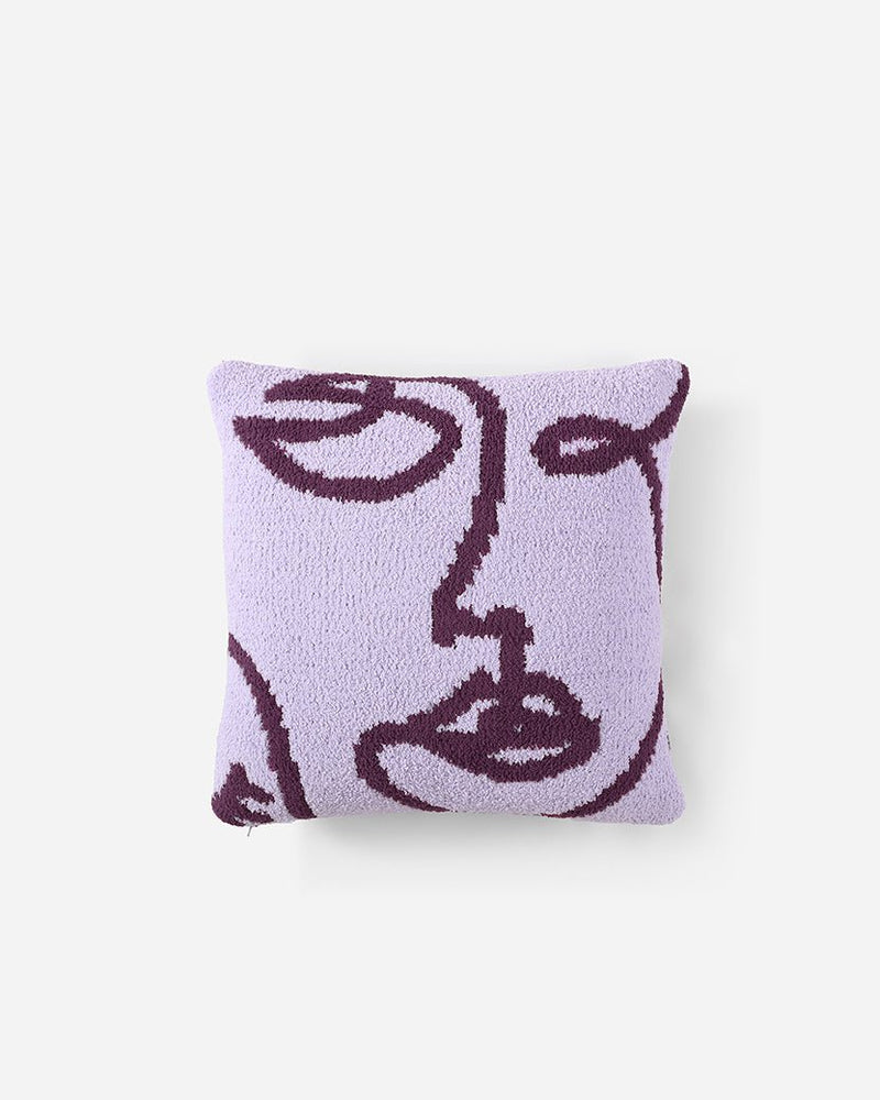 Soft, Warm, Beautiful And Cozy Face Print Throw Pillow - The Rug Decor