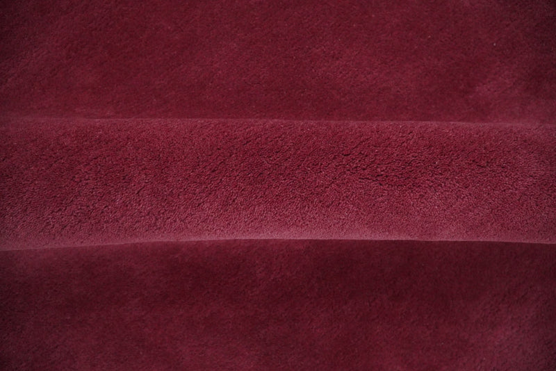 Solid 8x10 Red Maroon Hand Tufted Modern Scandinavian Wool Area Rug | SOL2 - The Rug Decor