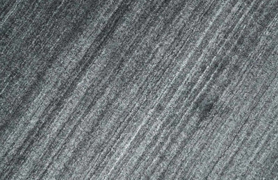 Solid Dark Gray Scandinavian 5x7 Blended Bamboo Silk Flatwoven Area Rug, Dinning, Kids Rug | HL32 - The Rug Decor