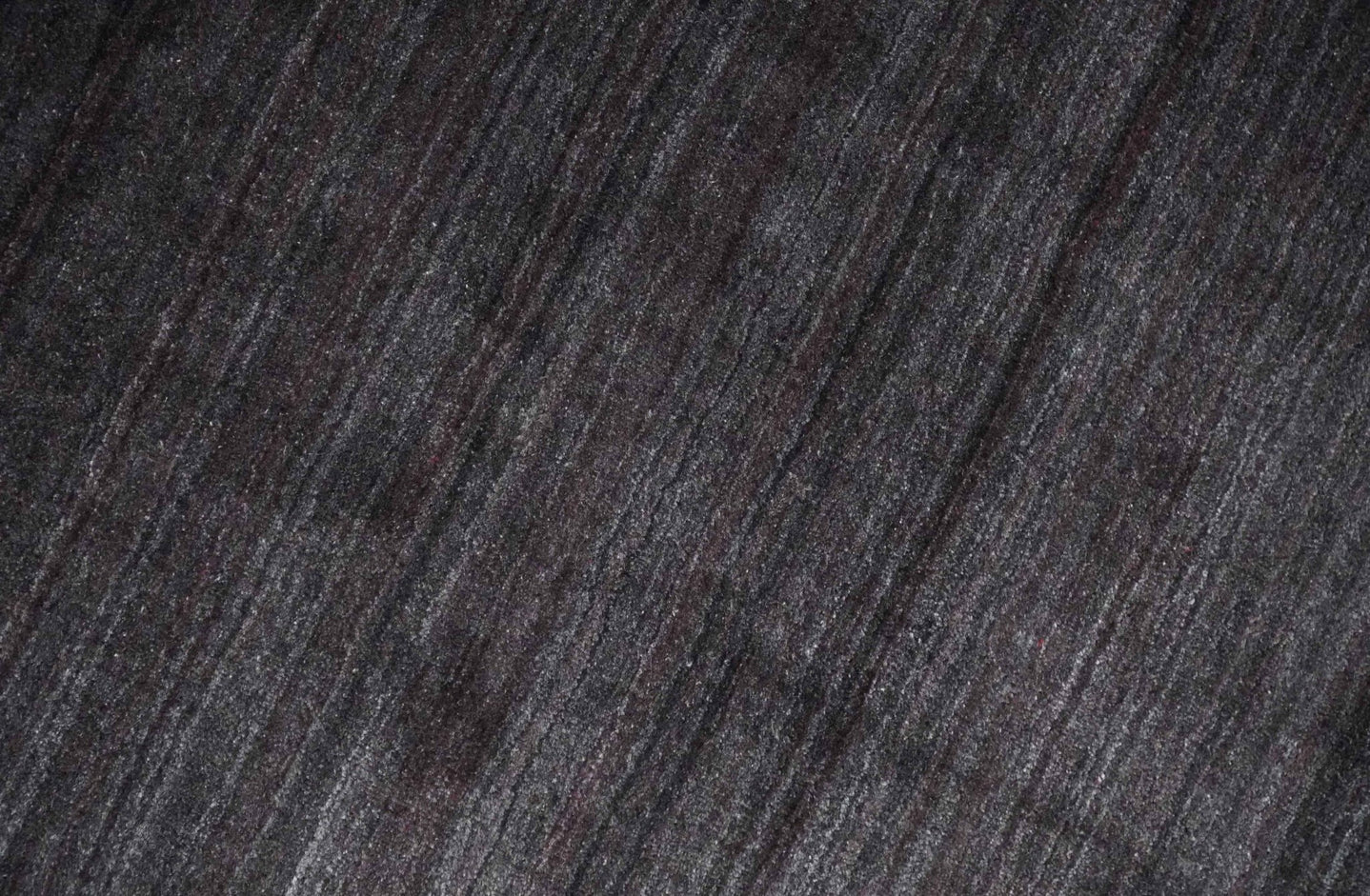 Solid Dark Purple Scandinavian 5x7 Blended Wool Flatwoven Area Rug, Dinning, Kids Rug | HL38 - The Rug Decor