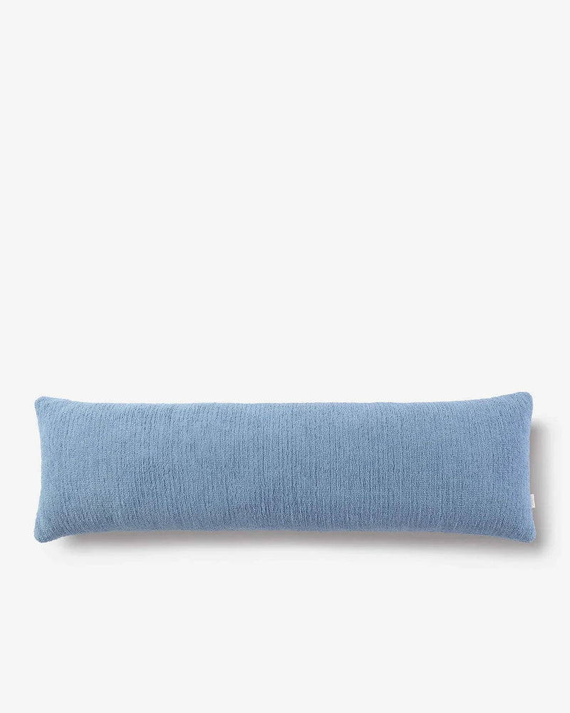 Solid Denim, Off White, Cloud Gray and Taupe Snug Body Pillow - The Rug Decor