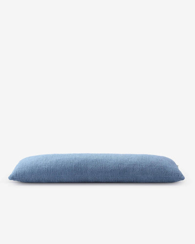 Solid Denim, Off White, Cloud Gray and Taupe Snug Body Pillow - The Rug Decor
