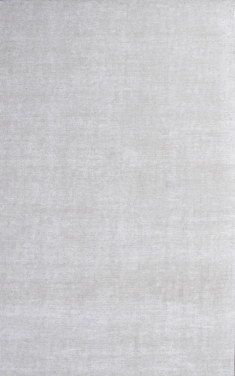 Solid Ivory Hand Made Textured Wool Area Rug | Low Pile | No Shedding | TRD163 - The Rug Decor