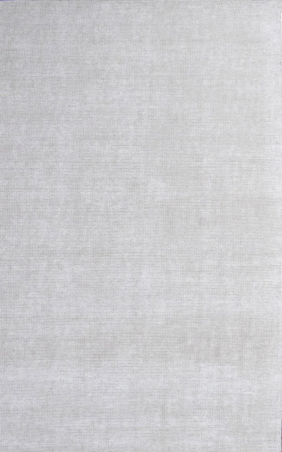 Solid Ivory Hand Made Textured Wool Area Rug | Low Pile | No Shedding | TRD163 - The Rug Decor
