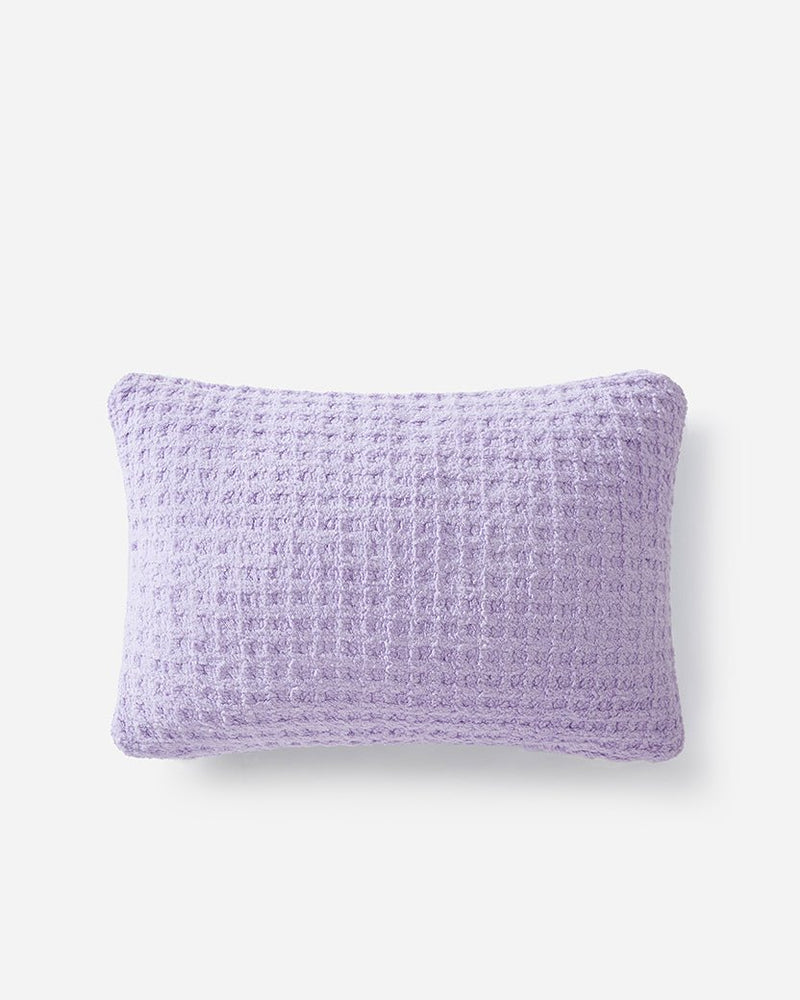 Solid Multi Color Crocheted Snug Waffle Mini Pillow – The Rug Decor