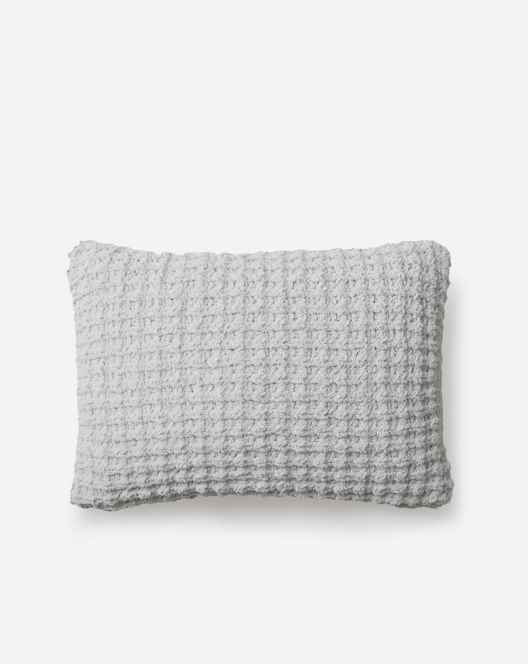 Solid Multi Color Crocheted Snug Waffle Mini Pillow - The Rug Decor