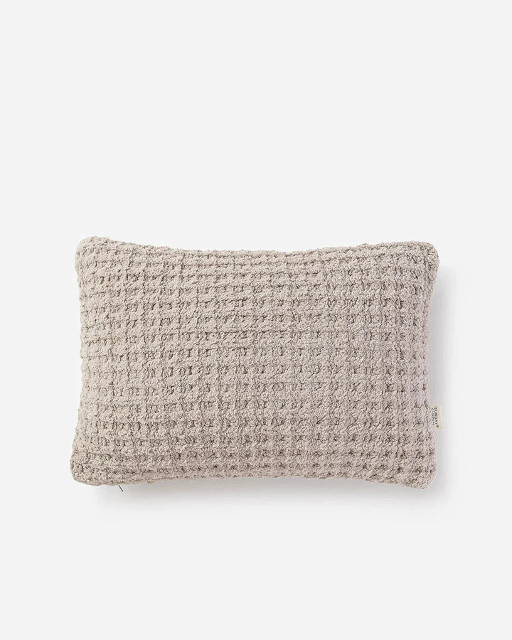Solid Multi Color Crocheted Snug Waffle Mini Pillow - The Rug Decor