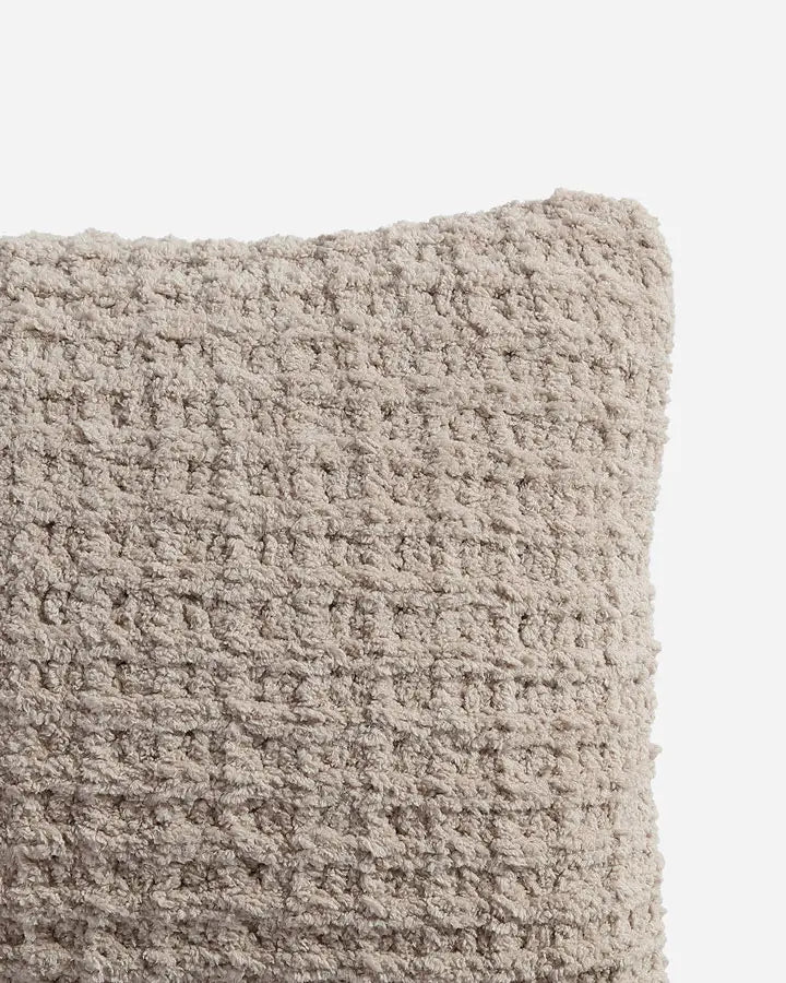 Solid Multi Color Crocheted Snug Waffle Mini Pillow - The Rug Decor