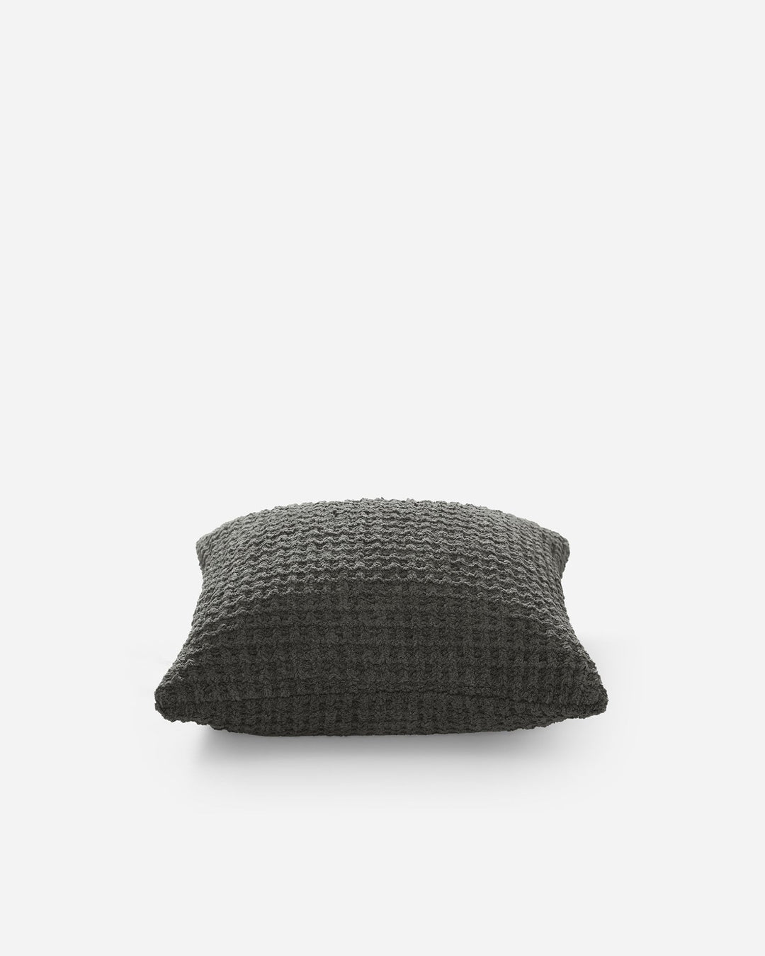Solid Multi Color Crocheted Snug Waffle Throw Pillow - The Rug Decor
