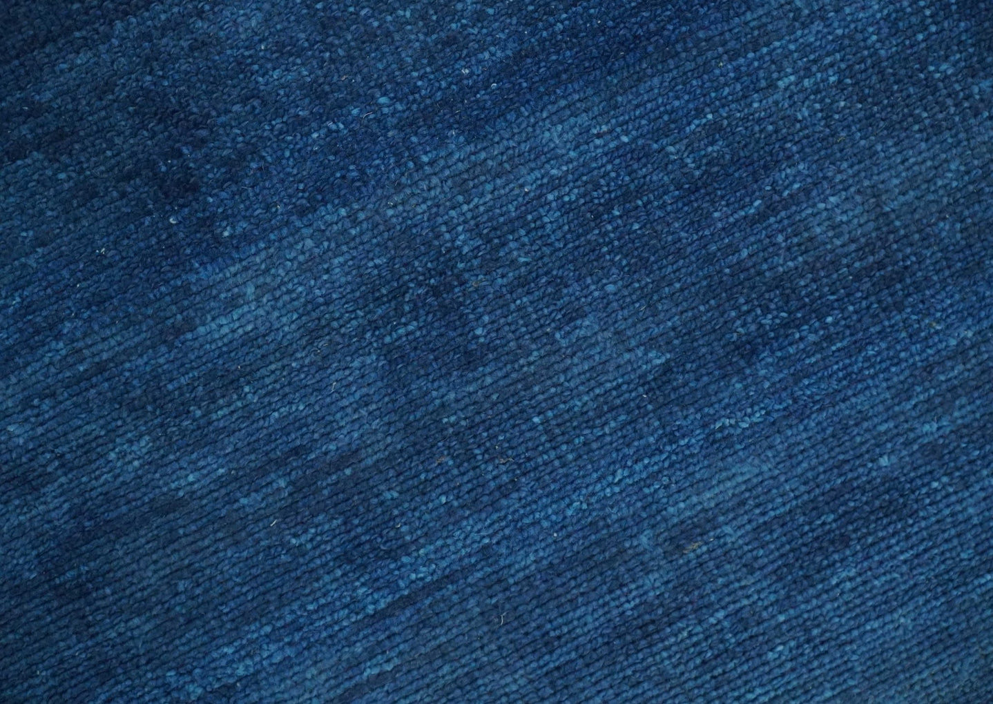 Solid Plane Blue Hand knotted Contemporary Custom Made wool Area Rug - The Rug Decor