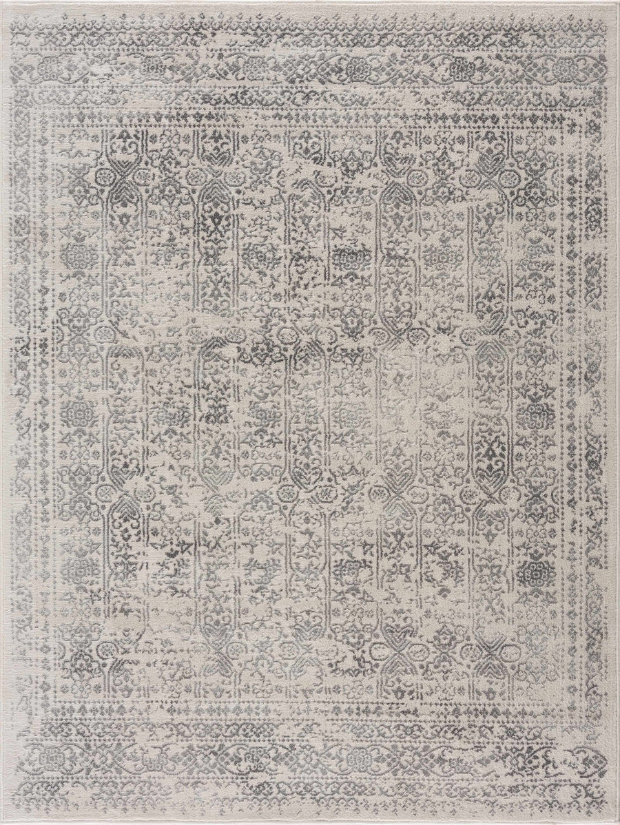 Traditional Beige ang Gray Medium Pile Multi Size Area Rug - The Rug Decor