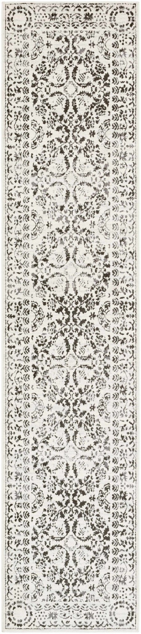 Traditional Bohemian Beige, Gray and Charcoal Medallion Style Area Rug - The Rug Decor