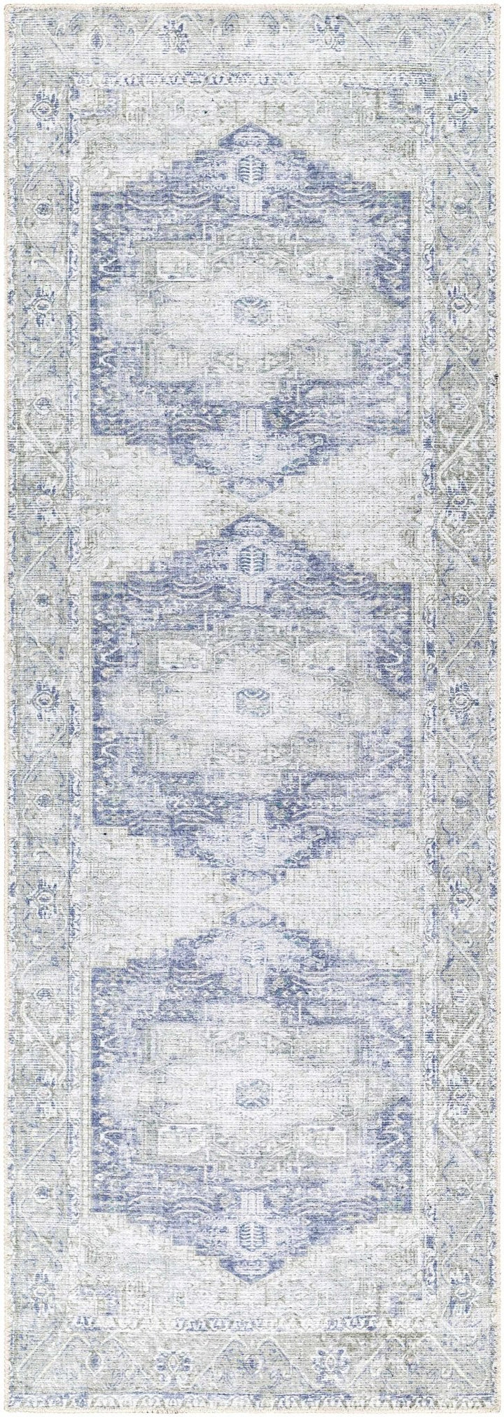 Traditional Design Brown, Violet and Beige Low pile Multi Size Area Rug - The Rug Decor