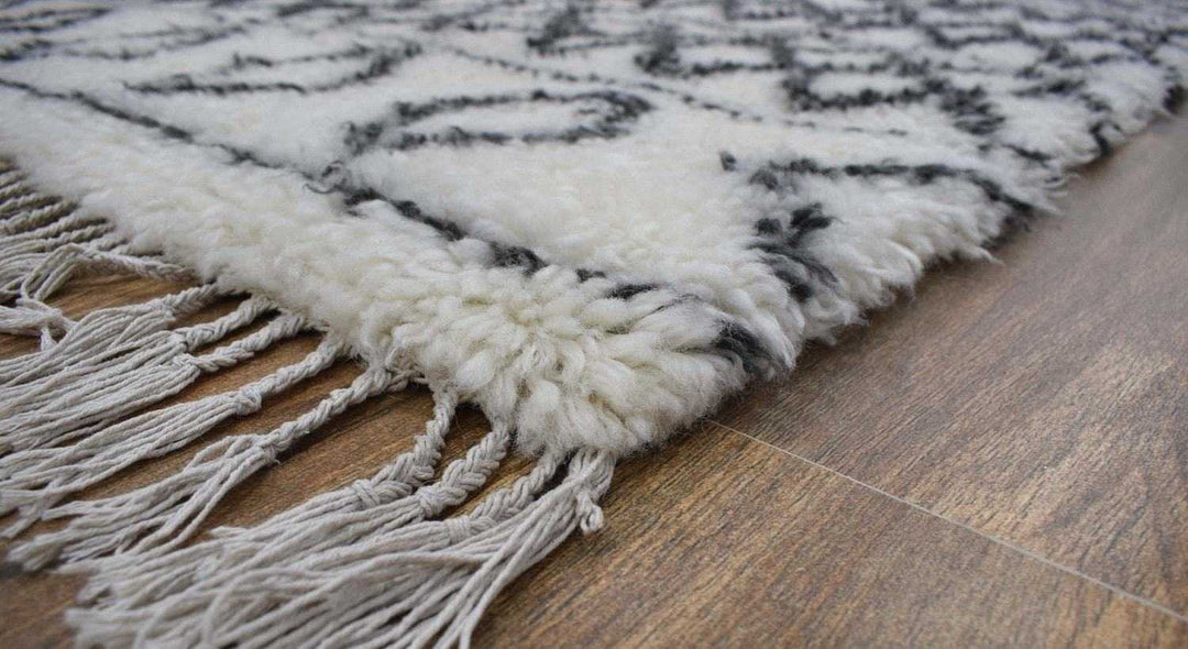 Traditional Hand Made New Zealand Wool 4' X 6' Area Rug |The Rug Decor | TRD172046 - The Rug Decor