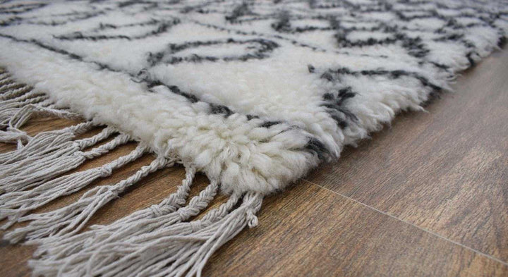 Traditional Hand Made New Zealand Wool 4' X 6' Area Rug |The Rug Decor | TRD172046 - The Rug Decor