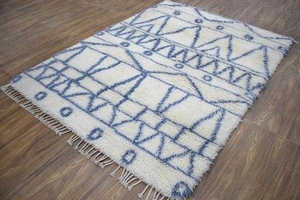 Traditional Hand Made New Zealand Wool 4' X 6' Rug |The Rug Decor | TRD171846 - The Rug Decor