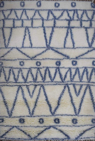 Traditional Hand Made New Zealand Wool 4' X 6' Rug |The Rug Decor | TRD171846 - The Rug Decor