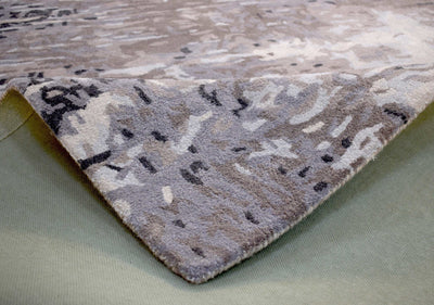 Traditional Handmade fine Wool Viscose 5' x 8' Area Rug | TRD634658 - The Rug Decor