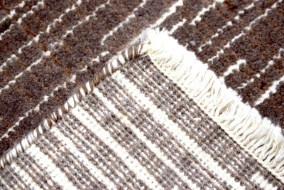 Traditional Handmade Wool & Viscose 2' by 3' Area Rug | TRD140323 - The Rug Decor