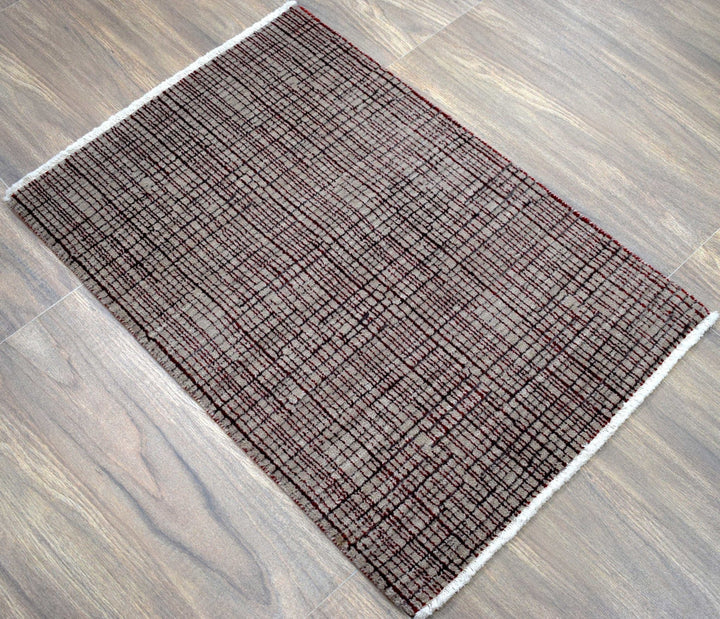 Traditional Handmade Wool & Viscose 2' by 3' Area Rug | TRD140723 - The Rug Decor