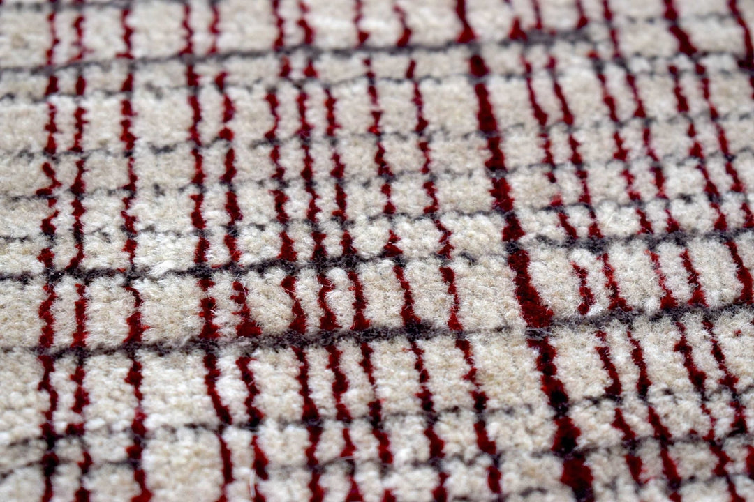 Traditional Handmade Wool & Viscose 2' by 3' Area Rug | TRD140723 - The Rug Decor