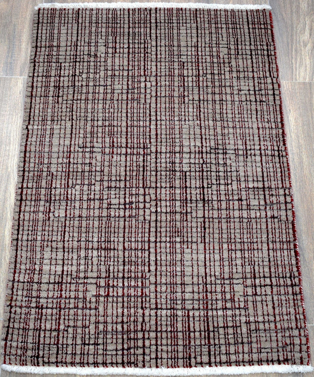 Traditional Handmade Wool & Viscose 2' by 3' Area Rug | TRD140723 - The Rug Decor