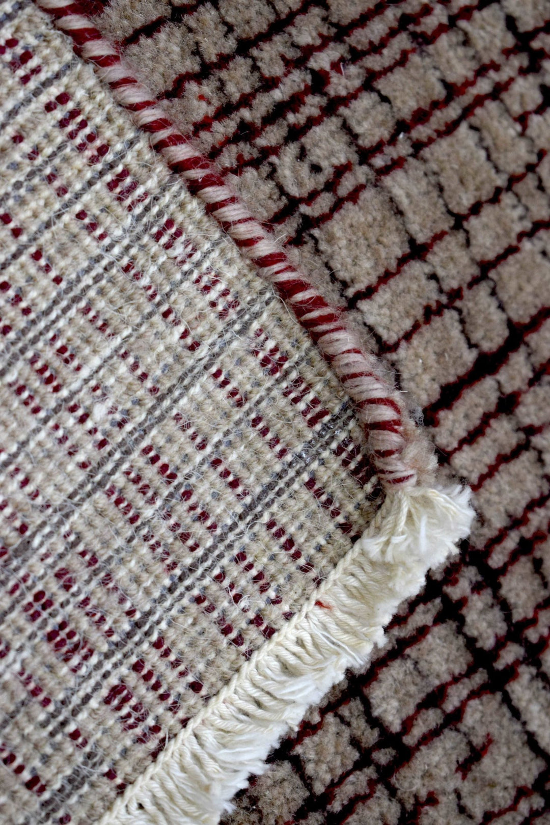 Traditional Handmade Wool & Viscose 2' by 3' Area Rug | TRD140723 - The Rug Decor