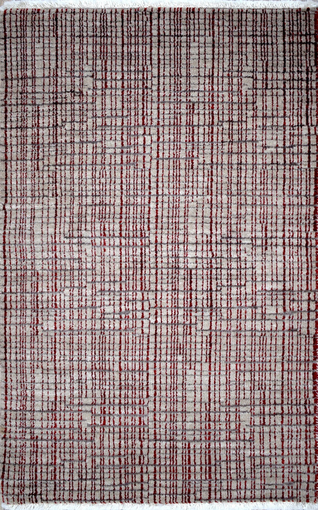 Traditional Handmade Wool & Viscose 2' by 3' Area Rug | TRD140723 - The Rug Decor